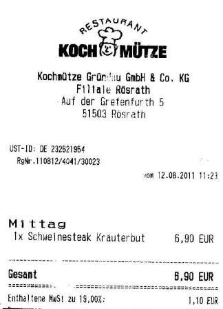 idou Hffner Kochmtze Restaurant